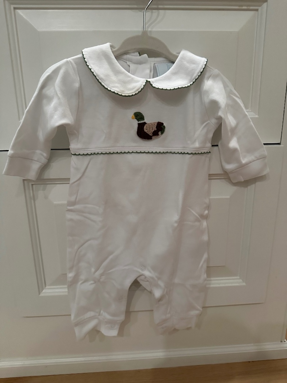 Little English Duck Romper — 3M